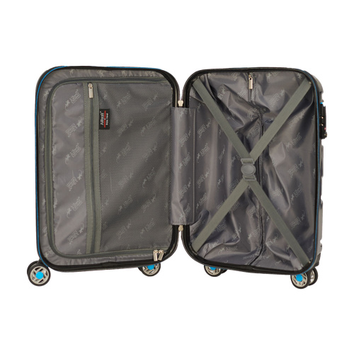 Alezar Advances Travel Bag Set Bright Black/Blue (20
